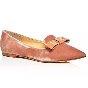 IVANKA TRUMP Women's Elle Velvet Pointed Toe Flats